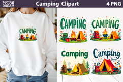Camping Quotes Clipart | Camping Sublimation Product Image 1
