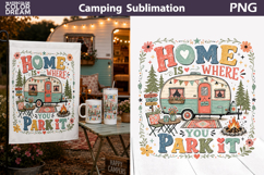 Camping Quotes Bundle | Retro Camping Clipart Product Image 7
