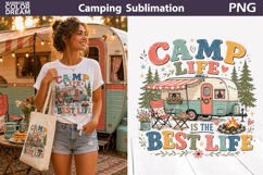 Camping Quote Sublimation | Camp Life Is The Best Life Product Image 1