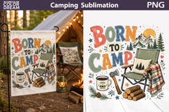 Camping Quotes Bundle | Retro Camping Clipart Product Image 10