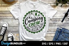 Camping crew round label svg Product Image 1