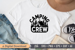 Camping Crew SVG File | Camping SVG | Outdoor Designs Product Image 2