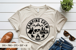 Camping Crew SVG File | Camping Round Sign SVG Product Image 3