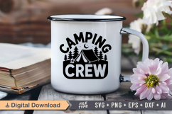 Camping Crew SVG File | Camping SVG | Outdoor Designs Product Image 3