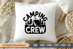 Camping Crew SVG File | Camping SVG | Outdoor Designs Product Image 4