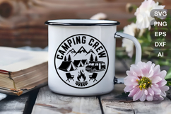 Camping Round Sign SVG Bundle | Camping Sign | Adventure SVG Product Image 18