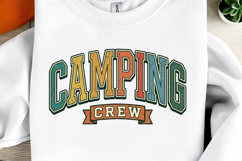 Camping Crew PNG Sublimation, Retro Camp Product Image 1