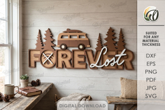 3D Camping Signs Bundle Laser Cut. Wall Decor SVG Product Image 7