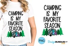 Camping Favorite Season Sublimation tshirt