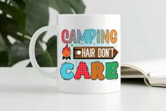 Camping hair don't care Sublimation PNG Product Image 2