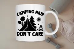 Camping Hair Don’t Care SVG, Adventure SVG Product Image 3