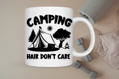 Camping Hair Don’t Care SVG, Adventure SVG Product Image 3