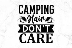 Camping hair SVG, Camping SVG Design Product Image 2