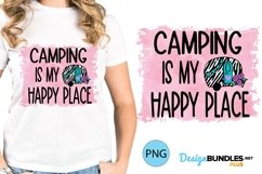 Camping Happy Place Sublimation shirt