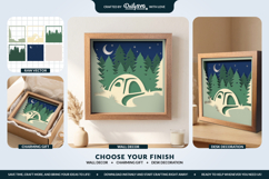 Camping in the Wild Layered Papercut Product Image 2