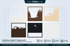 Camping in the Wild Layered Papercut Product Image 3