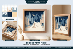 Camping in the Wild Layered Papercut Product Image 2