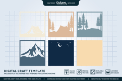Camping in the Wild Layered Papercut Product Image 3