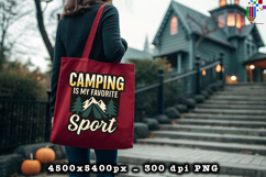 Camping Is My Favorite Sport PNG Outdoor Adventure Design