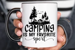 Camping is my favorite sport SVG , Travel Inspiration SVG Product Image 2