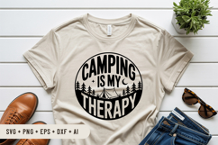Camping Round Sign SVG Bundle | Camping Sign | Adventure SVG Product Image 15