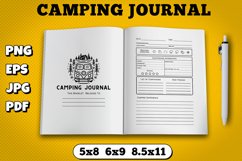 Amazon kdp camping journal interior for kindle publisher Product Image 1