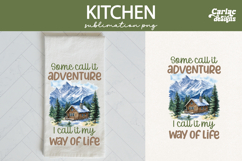 Camping Kitchen Towel Sublimation