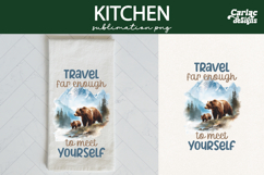 Camping Kitchen Towel Sublimation