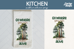 Camping Kitchen Towel Sublimation
