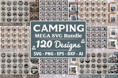 Camping Mega SVG Bundle, Outdoor Sign Big SVG Bundle Product Image 1