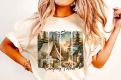 Camping Mode PNG, Brushstroke Png, Camping Sublimation PNG Product Image 2