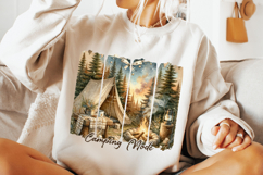 Camping Mode PNG, Brushstroke Png, Camping Sublimation PNG Product Image 3