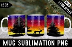 our 12 oz sublimation mug with not one, not two, but THREE design edge styles to choose from! With a full wrap around the handle,