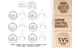 Camping Ornament SVG, Christmas Ornaments SVG Product Image 3