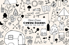 Camping | Hand Drawn Trailer, Outdoor Woodland, Fishing Product Image 1