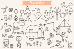 Camping | Hand Drawn Trailer, Outdoor Woodland, Fishing Product Image 2