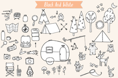 Camping | Hand Drawn Trailer, Outdoor Woodland, Fishing Product Image 4
