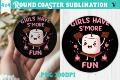 Round Coaster | Camping | Funny camp Product Image 1