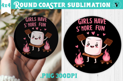 Round Coaster | Camping | Funny camp Product Image 1