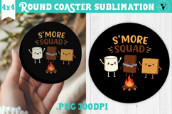 Round Coaster | Camping | Funny camp Product Image 1