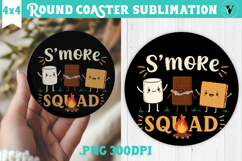Round Coaster | Camping | Funny camp Product Image 1