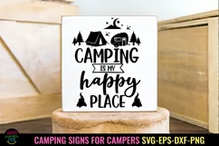 CAMPING SIGNS FOR CAMPERS SVG I CAMPING SIGNS SVG I HOME DECOR CAMPING SVG