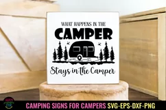 CAMPING SIGNS FOR CAMPERS SVG I CAMPING SIGNS SVG I HOME DECOR CAMPING SVG