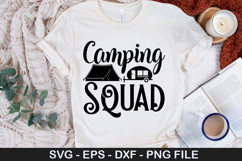 Camping Squad SVG - Camping Quotes Design Product Image 1