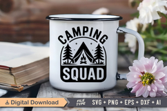 Camping Squad SVG File | Camping SVG | Outdoor Designs Product Image 3