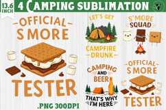 Camping sublimation design | Camping cliparts | Funny camp Product Image 1