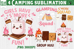 Camping sublimation design | Camping cliparts | Funny camp Product Image 1