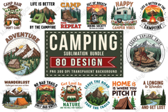 Camping sublimation Bundle, Camper png, Camping PNG Product Image 1