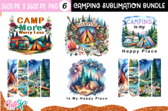 Camping Sublimation design