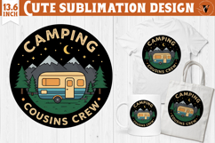 Camping sublimation bundle | camping cliparts | Funny camp Product Image 9